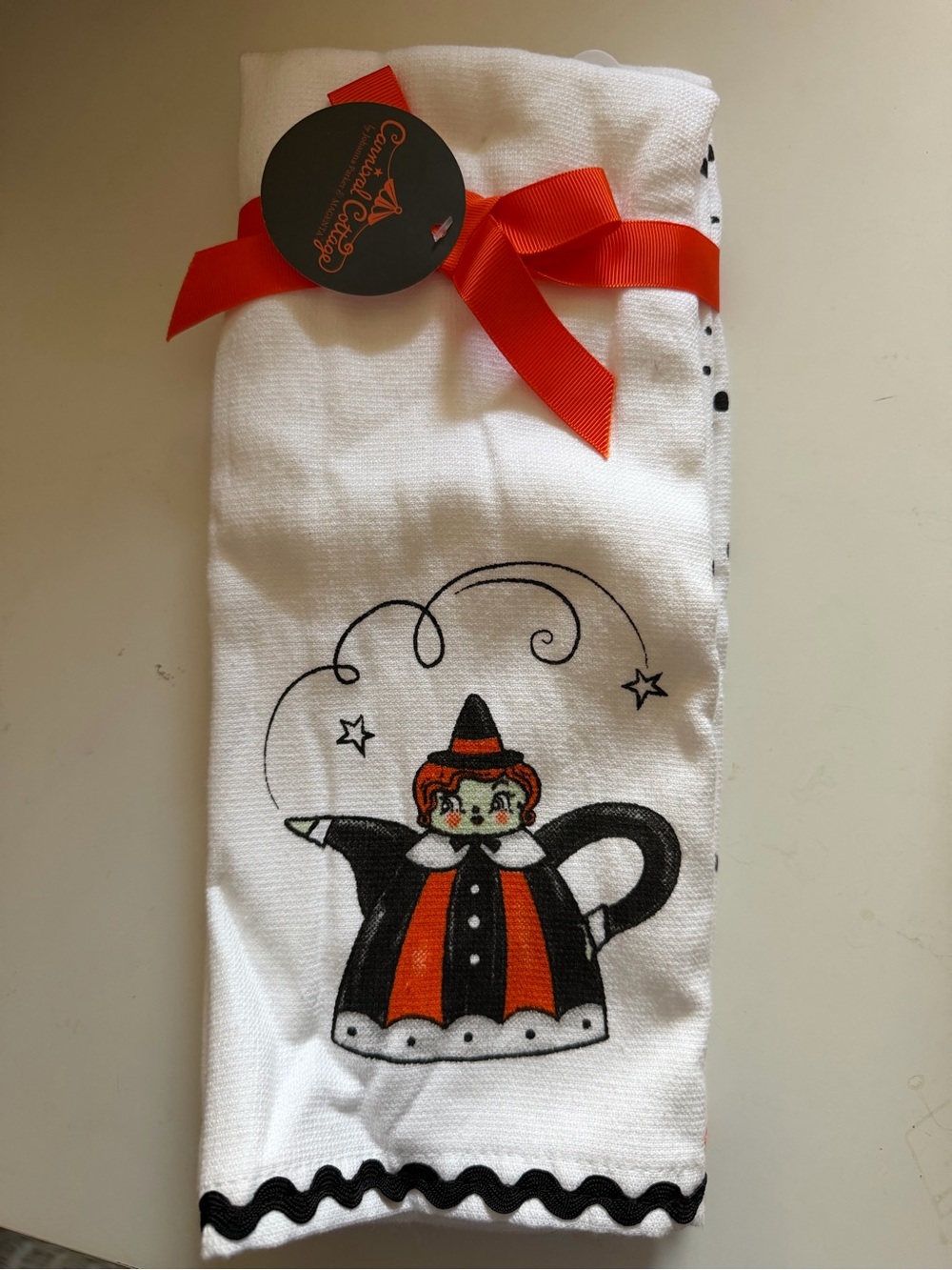 Johanna Parker Halloween witch towels